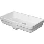 Duravit Vero Air - Вградена мивка 64x35 см, с преливник, без отвор за смесител, бяла 0384600000 (0384600000)