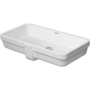 Duravit Vero Air - Вградена мивка 64x35 см, с преливник, без отвор за смесител, бяла 0384600000 (0384600000)