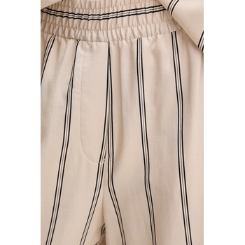 Marc Aurel Панталон Marc Aurel в бежово с широка каройка, с висока талия 1856-1000-93421 (1856.1000.93421)