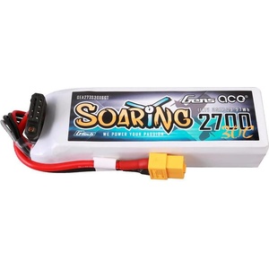 Gens ace tattu Батерия 3 клетки Gens ace G-Tech Soaring 2700mAh 11.1V 30C 3S1P LiPo Battery Pack with XT60 Plug GEA273S30X6GT (GEA273S30X6GT)