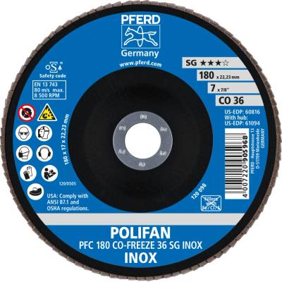 Pferd lamelový brúsny kotúč 180 mm 67718036