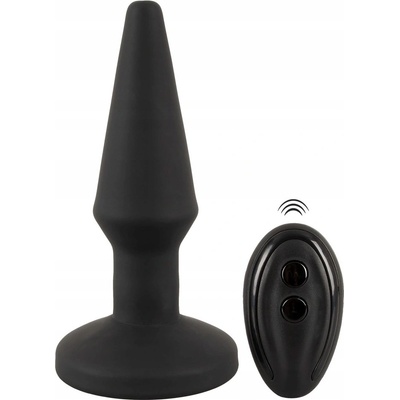 Anos RC Inflatable Butt Plug with Vibration Black