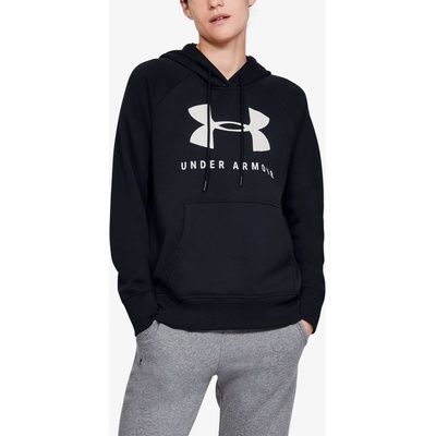 Under Armour Дамски суитшърт Under Armour RIVAL FLEECE SPORTSTYLE GRAPHIC HOODIE-B Under Armour | Cheren | ЖЕНИ | M