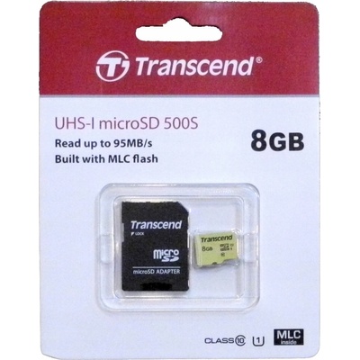 Transcend microSDHC 8GB UHS-I U1 TS8GUSD500S