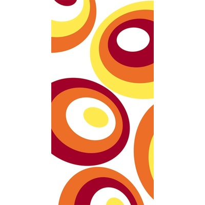 Dimex S-360 vliesová fototapeta na zeď Orange ovals rozměry 110 x 220 cm