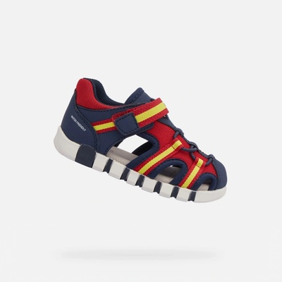 Geox, B Sandal Iupidoo červená tmavo modrá
