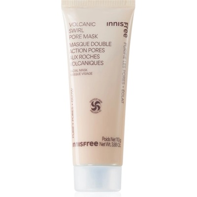 innisfree Volcanic Swirl Pore Mask маска с глина за хидратиране на кожата и минимизиране на порите 110 гр