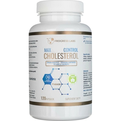 Progress Labs Cholesterol + prebiotikum 120 kapsúl