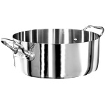 Pentole Agnelli ТЕНДЖЕРА БЕЗ КАПАК 1907 alu-inox 24cm 6, 7l (alum10624)