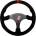 Simagic Round-Shaped Steering wheel without HUB, 330mm, Suede. S402 (P-330R(SUEDE))