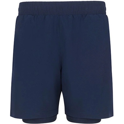Tombo Pánské dvouvrstvé sportovní kraťasy TL615 Navy