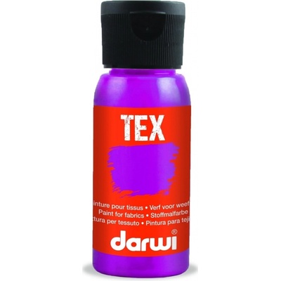 Darwi TEX Farba na textil 100050922 tmavoružová 50 ml