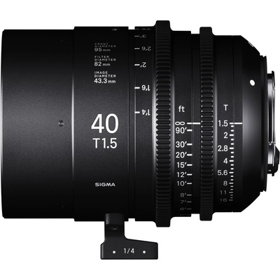SIGMA CINE 105mm T1.5 FF FL FCE METRIC Fully Luminous Canon EF
