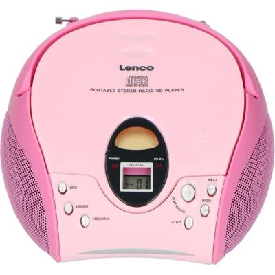 Lenco SCD-24 Pink Pink Преносим настолен плеър (LSCD24PINK)