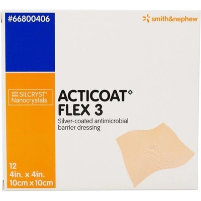 SMITH and NEPHEW Acticoat Flex3 10x10 cm 12 ks