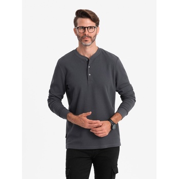 Ombre Clothing Мъжки дрехи Ombre от вафлена плетка V3 OM-LSCL-0120 Ombre Clothing | Siv | МЪЖЕ | S