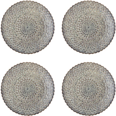 Bloomingville Сиви глинени чинии в комплект 4 бр. ø 26, 5 cm Katrina - Bloomingville (82072692)