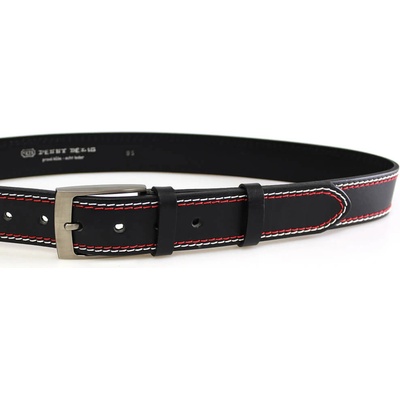Penny Belts kožený opasek 34-2-B-CV černý