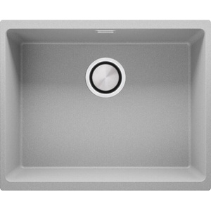 Твоят Стил Сива кухненска мивка от гранит Лондон 60 Slim XL 560 x 470 mm Мивка за вграждане