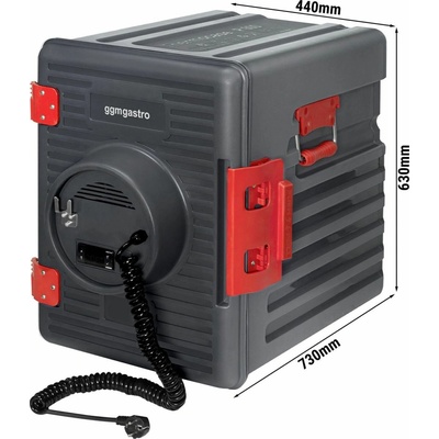 vasegastro Termobox - přední plnění - 63 L - digitální - pro 12x GN 1/1 8635 – Hledejceny.cz
