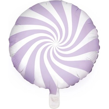 Party Deco Фолиев Балон Близалка, Пастелно Лилаво, 35см