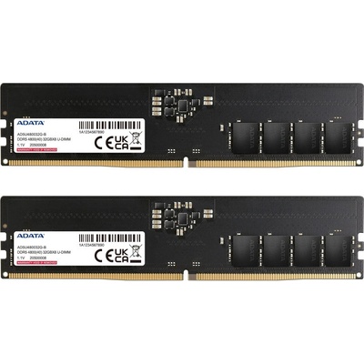 Adata DDR5 32GB 4800MHz CL40 (2x16GB) AD5U480016G-DT
