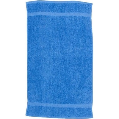 Towel City luxusní froté ručník na ruce s jemným dlouhým vlasem 550 g/m modrá výrazná 50 x 90 cm