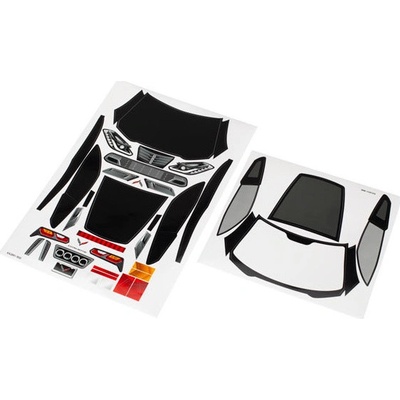 Traxxas samolepky Chevrolet Corvette Z06