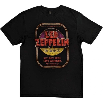 Led Zeppelin 1971 Wembley Black 2XL Риза (LZTS24MB05)