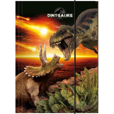 DERFORM - Папка с ластик DINOSAUR 18
