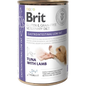 Brit veterinary BRIT GF Veterinary Diets Dog Gastrointestinal Low Fat 400g - мокра храна за кучета