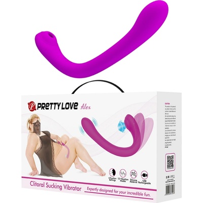 Pretty Love Alex Vibe and Clitoris Sucker Purple