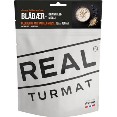 Real Turmat Čučoriedky a vanilka Musli müsli s čučoriedkami a vanilkou 350 g