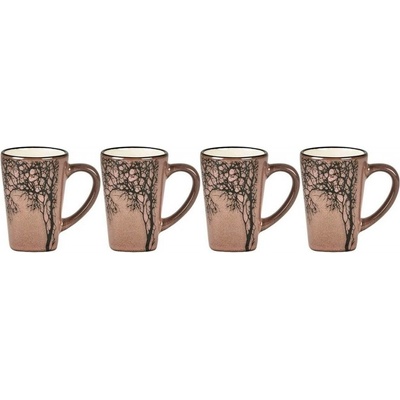 Villa Collection Villa Collection Hrnek na espresso se stromem Hela Dark Rose 4 x 100 ml