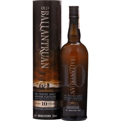 Old Ballantruan Peated Unchillfiltered 10y 50% 0,7 l (tuba)