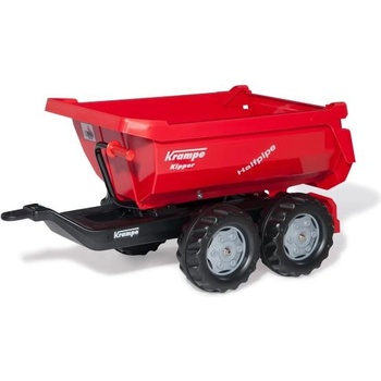 Rolly Toys ремарке за трактор Halfpipe Krampe червено