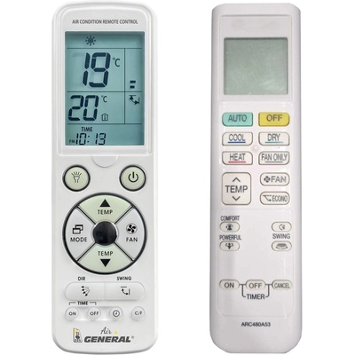 DAIKIN ARC480A53, FTX20K2V1B, FTXP20M5V1B, FTXP25M, FTXP35M5, FTXP35N9, FTXP50M, FTXP60M, FTXP71N, Sensira - луксозно с подсветка дистанционно управление (ARC480A53, FTX20K2V1B, FTXP20M5V1B, FTXP25M, FTXP35M5, FTXP35N9, FTXP50M, FTXP60M, FTXP71N, Sensira)