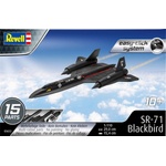 Revell Сглобяем модел, Revell, Самолет Lockheed SR-71 Blackbird, 15 части (R03652)