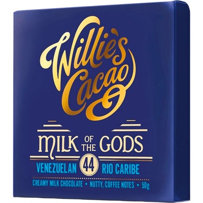 Willie's Cacao MILK OF THE GODS Rio Caribe 44%, 50 g