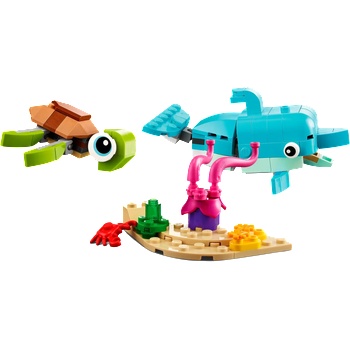 LEGO® Creator 3-in-1 - Dolphin and Turtle (31128)