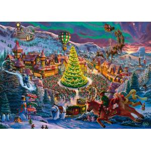 Schmidt Spiele - Puzzle Zac Kinkade: Santa's North Pole - 1 000 piese