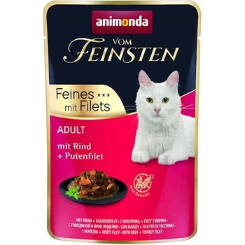 Animonda Cat Vom Feinsten Adult Beef + Turkey Fillet 85g пакетче