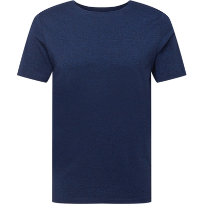 Lindbergh Тениска 'Mouliné' синьо, размер XL