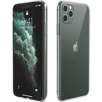 IPhone Ултра тънък силиконов гръб за IPhone 11 Pro Max, Прозрачен (3314)