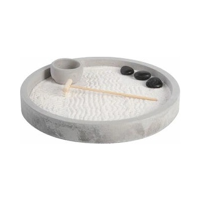 Zahrádka ZENOVÁ CHÁN, průměr 24cm, šedá|Esschert Design