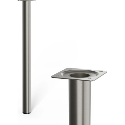 Walteco Nábytková noha okrúhla priemer 30 mm výška 400 mm nerez design 50294