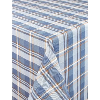 Obrus PVC 7739440, metráž, 20 m x 140 cm, káro tmavo modré, IMPOL TRADE