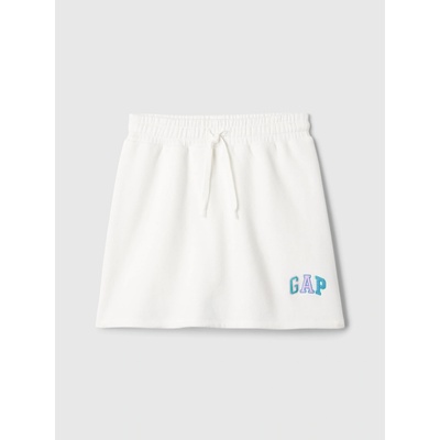 GAP V-Logo dievčenská sukňa biela