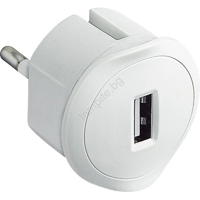 Legrand 50680 - Адаптер USB за контакт 230V/1, 5A бял (SM50680)