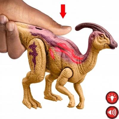 Mattel Jurský svet Divoký rev Parasaurolophus